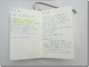 Featured image of post モレスキンとEvernote(+Egretlist)でGTDを再整理してみる