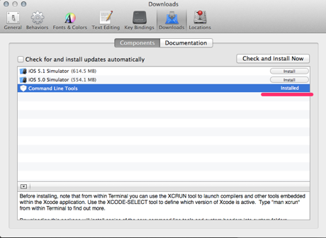 [Mac] homebrew が最新の Xcode でうごかない場合の対処