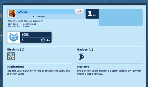 Tokida profile CheckiO