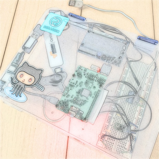 Raspberry Pi の収納ケースを少し改変