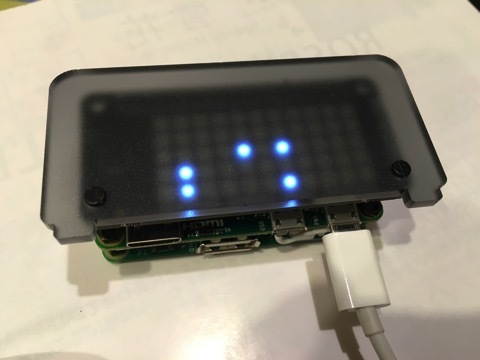 Pi Zero で Scroll pHat を試す