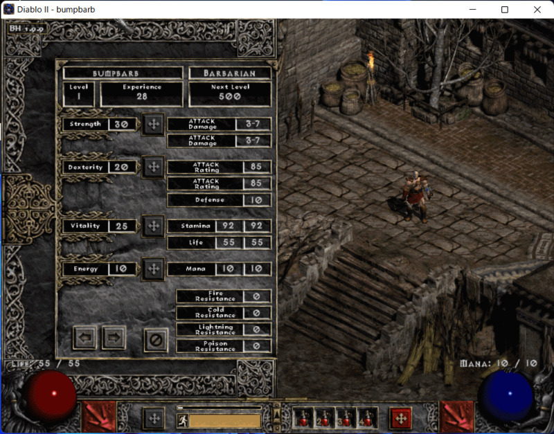 [D2R] 低レベルHELL入り＋レベリングを行うBumper/Rusherを復習